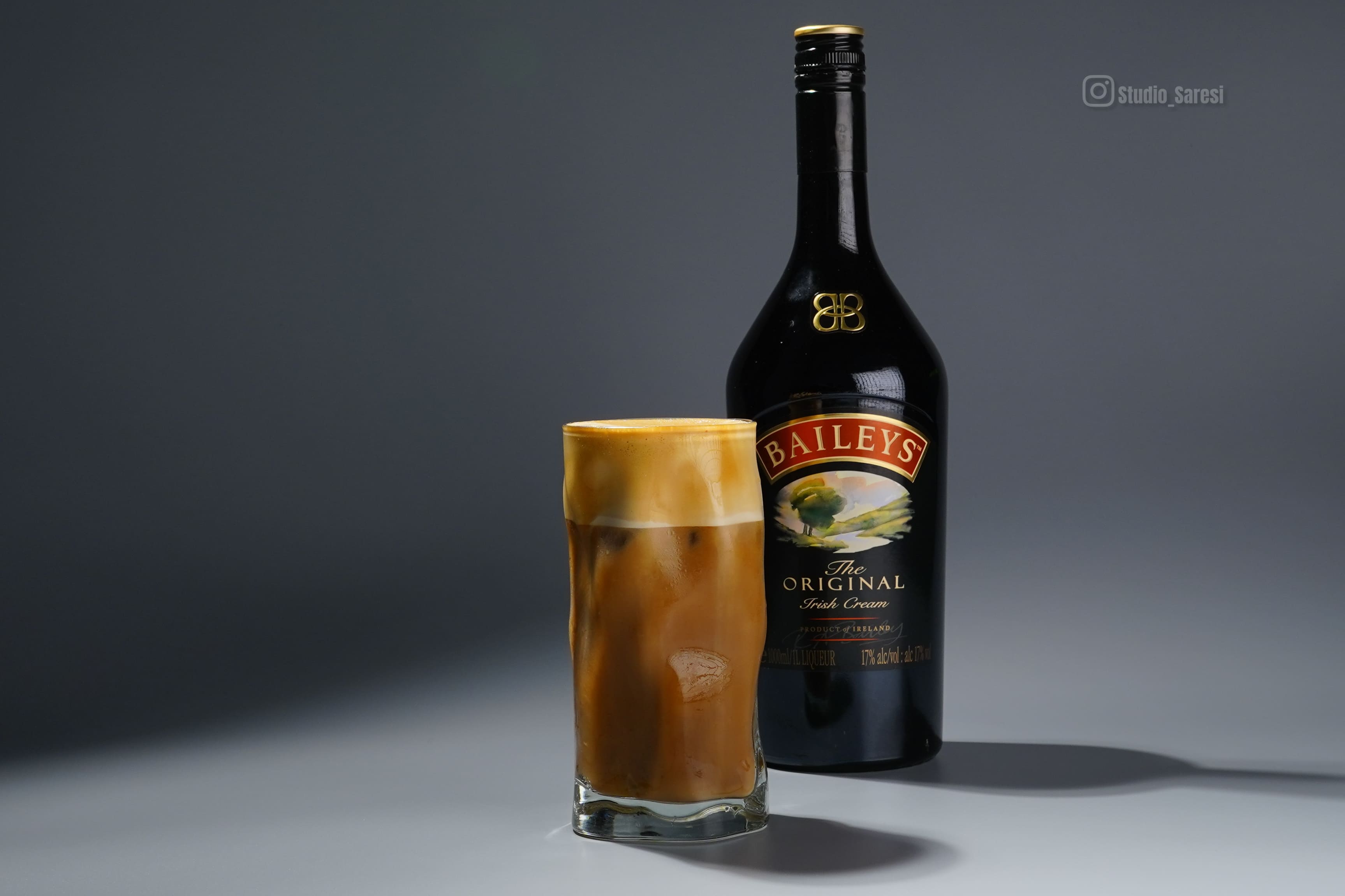 Frappe with Bailey's liqueur