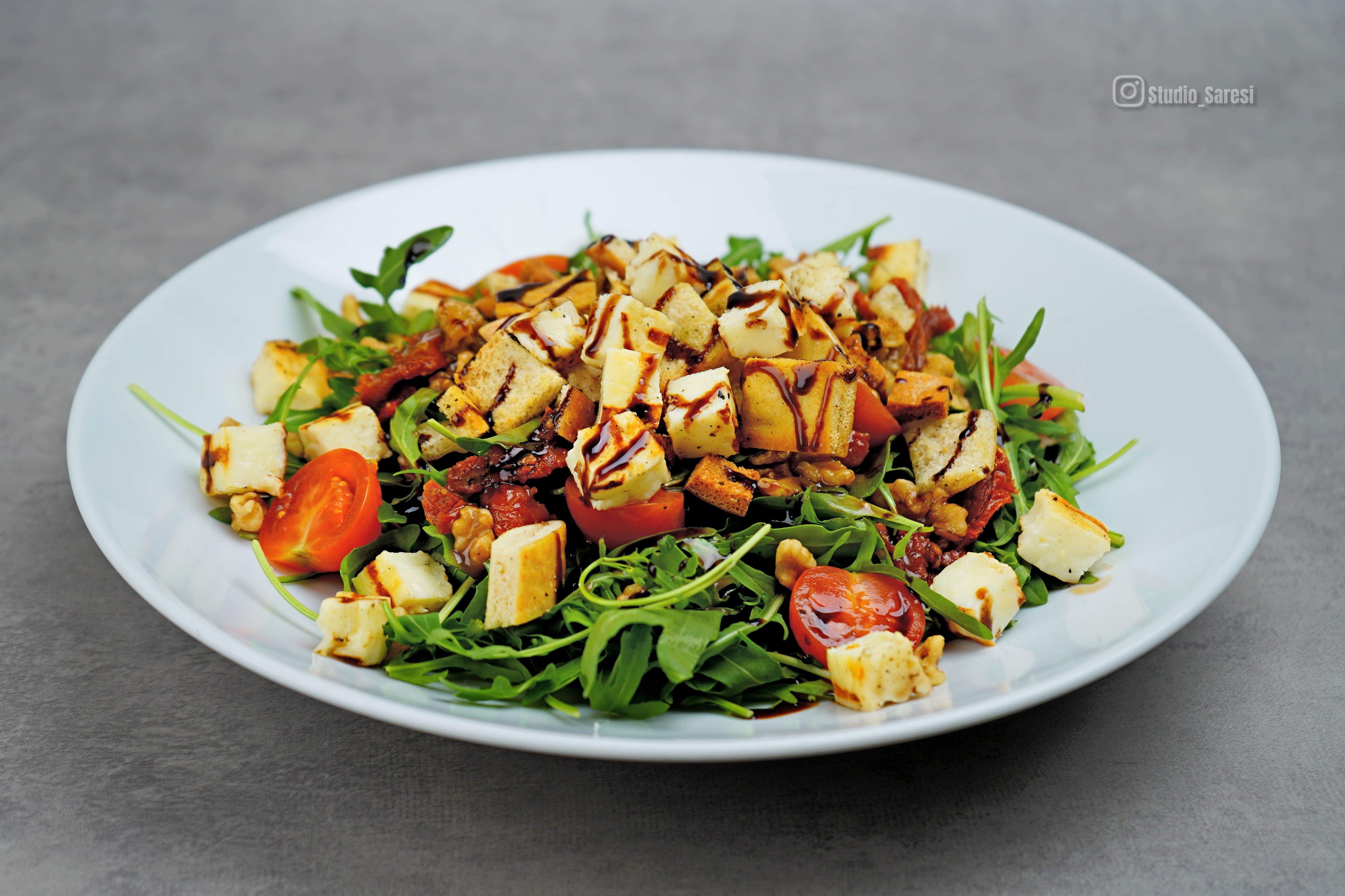 Rocket Haloumi Salad